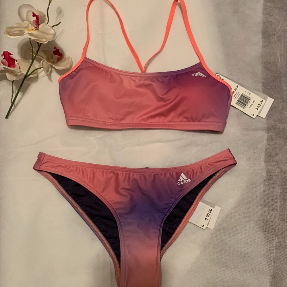 Adidas 2 piece swimsuit new with tags